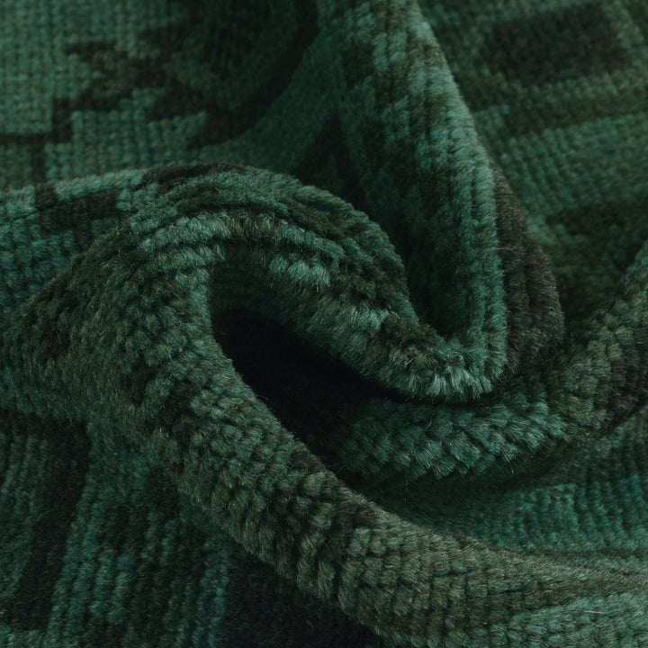 Green Overdyed Prayer Area Rug 2' 10" x 4' 5" - No. AL28175