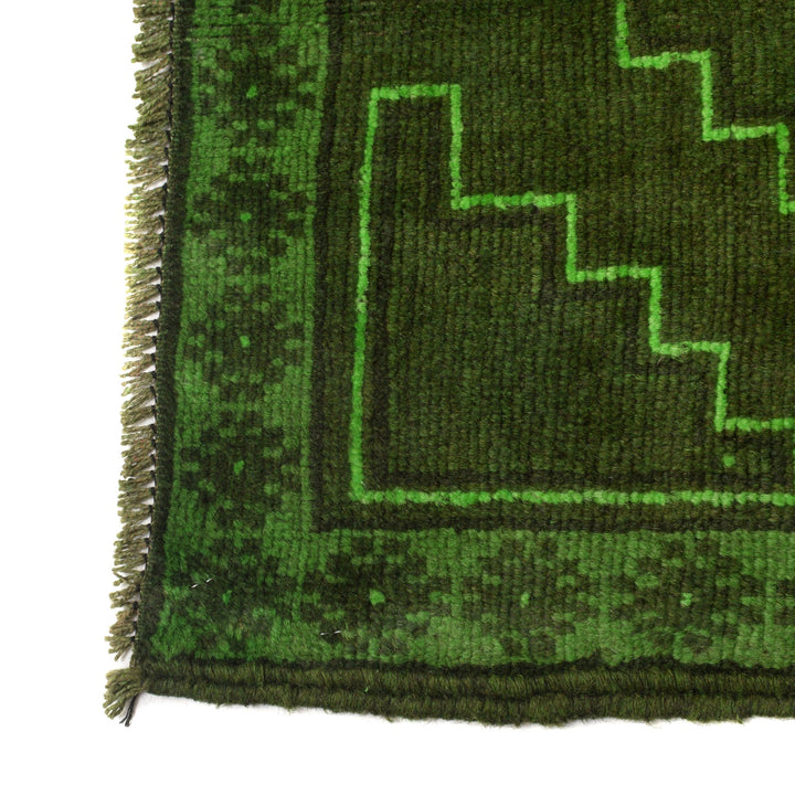 Green Overdyed Area Rug 2' 8" x 4' 3" - No. AL84884