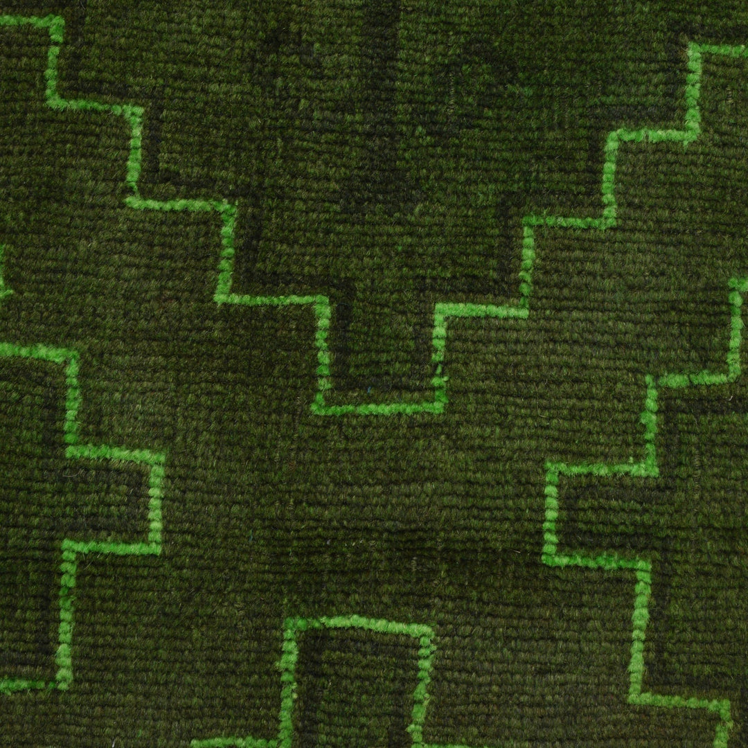 Green Overdyed Area Rug 2' 8" x 4' 3" - No. AL84884