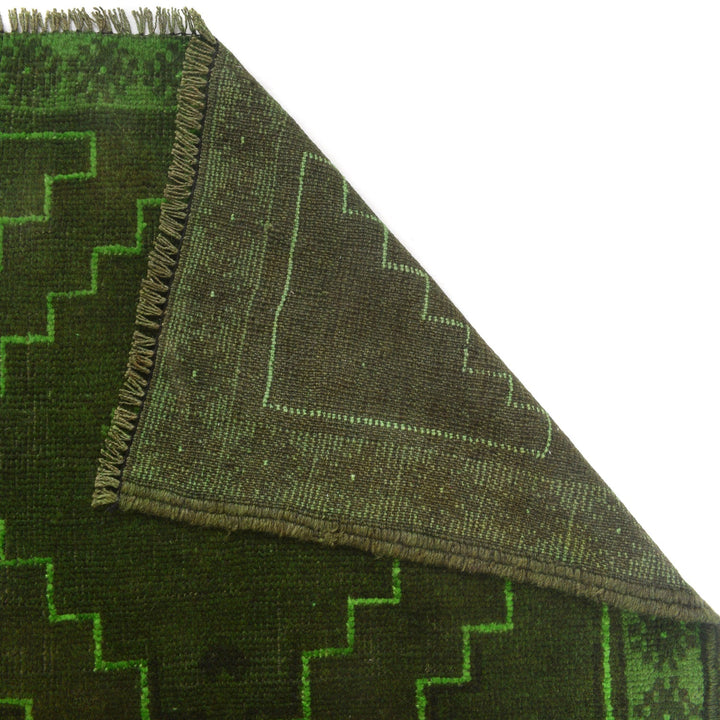Green Overdyed Area Rug 2' 8" x 4' 3" - No. AL84884