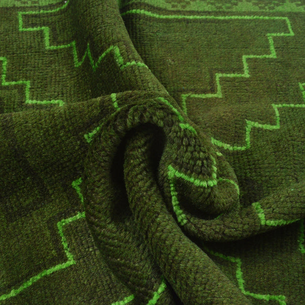 Green Overdyed Area Rug 2' 8" x 4' 3" - No. AL84884