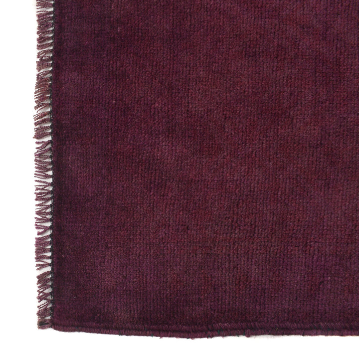 Purple Color Overdyed Area Rug 3' 0" x 4' 6" - No. AL27191