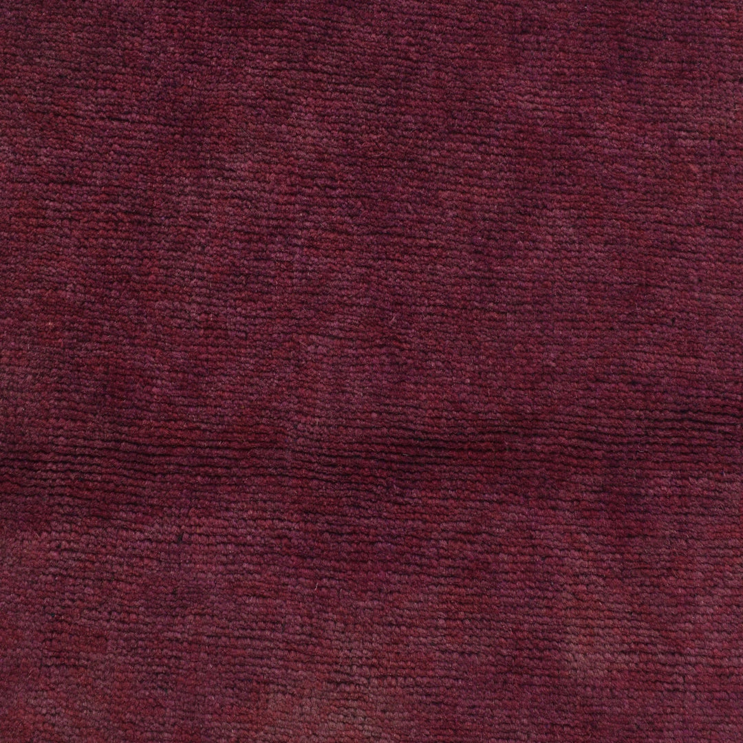 Purple Color Overdyed Area Rug 3' 0" x 4' 6" - No. AL27191