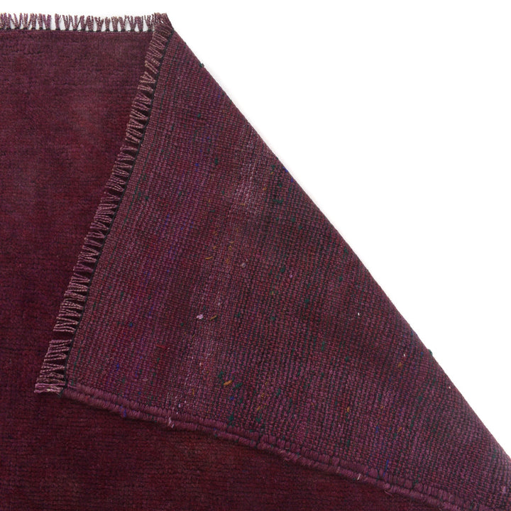 Purple Color Overdyed Area Rug 3' 0" x 4' 6" - No. AL27191