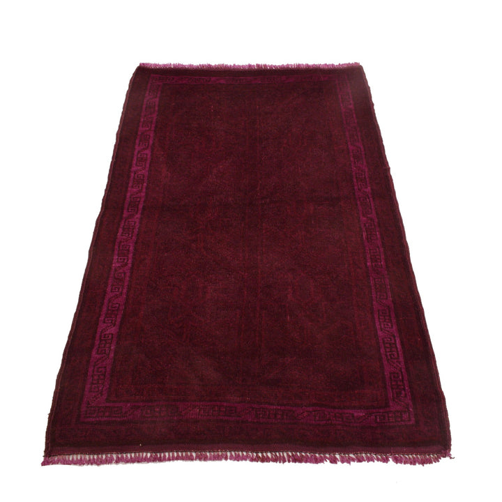Purple Color Overdyed Area Rug 3' 1" x 5' 0" - No. AL59313