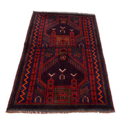 Islamic Prayer Carpet 3' 3" x 4' 11" - No. AL73624