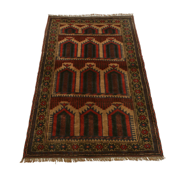 Islamic Prayer Carpet 3' 0" x 4' 7" - No. AL30710