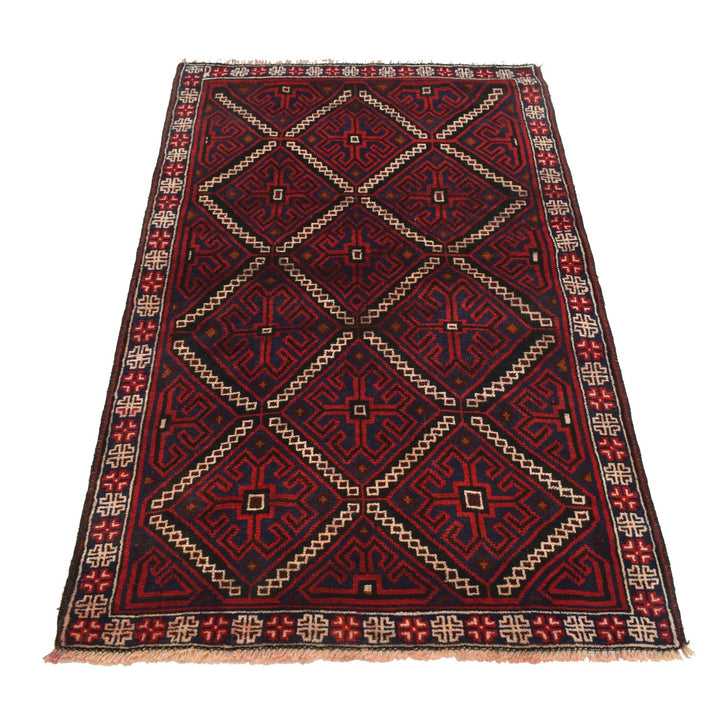 Traditional Baloch Rug 3' 3" x 5' 1" - No. AL33824