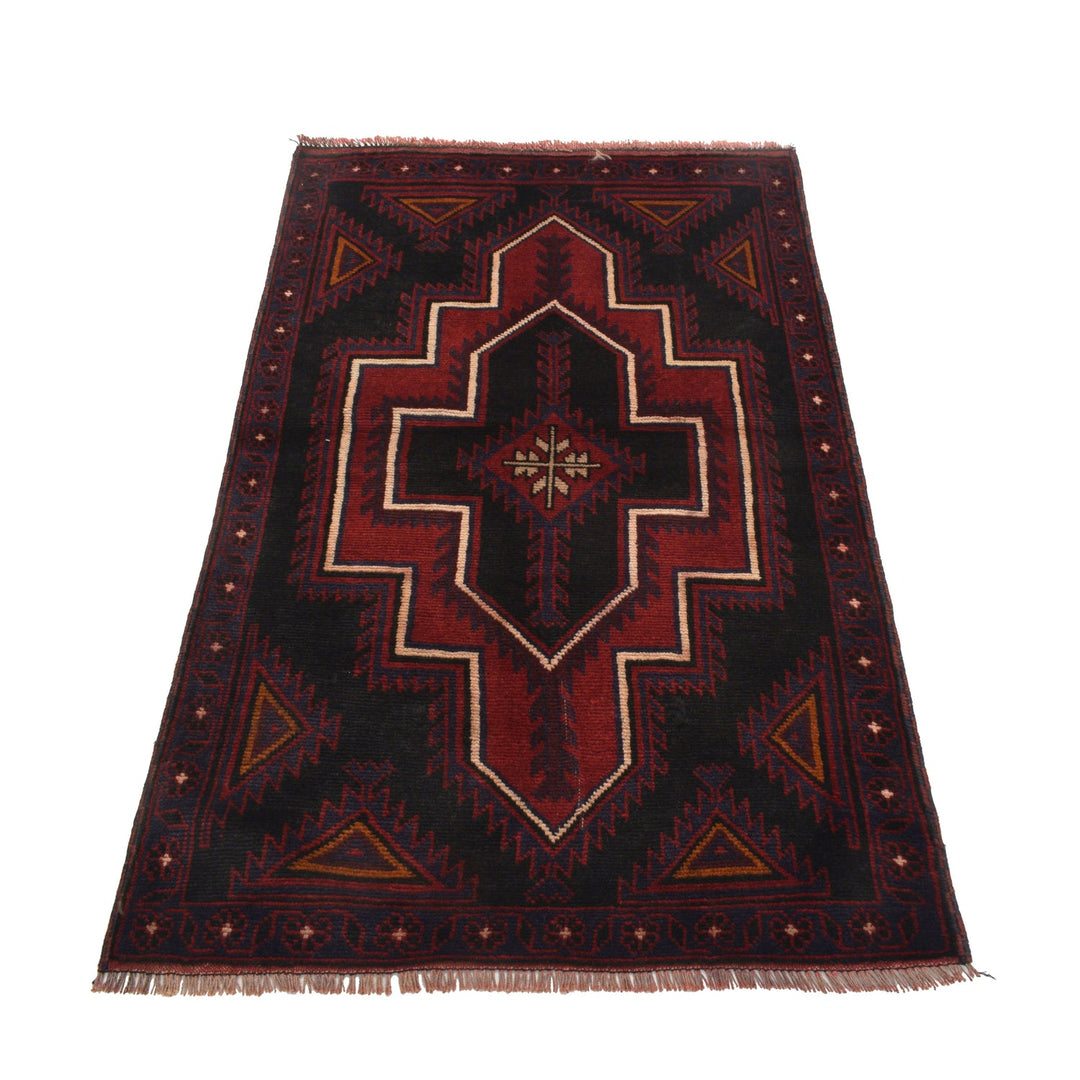 Traditional Baloch Rug 2' 11" x 4' 5" - No. AL58883