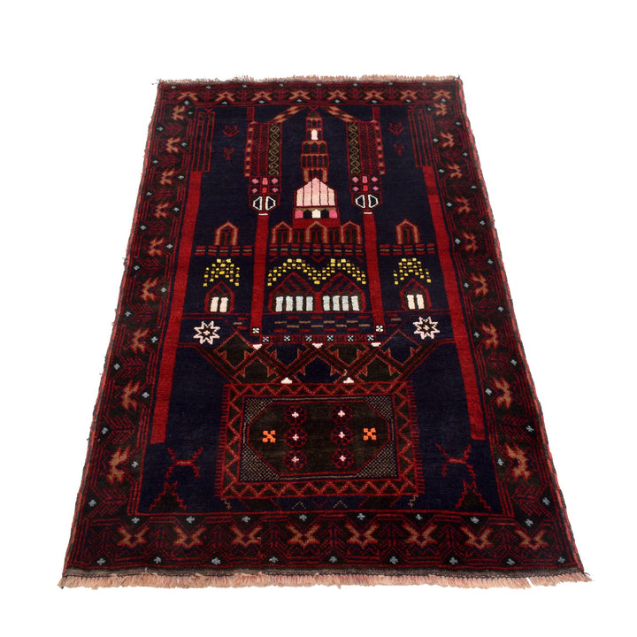 Islamic Prayer Carpet 3' 1" x 4' 11" - No. AL63903