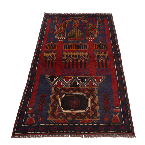 Islamic Prayer Carpet 3' 0" x 4' 9" - No. AL92179