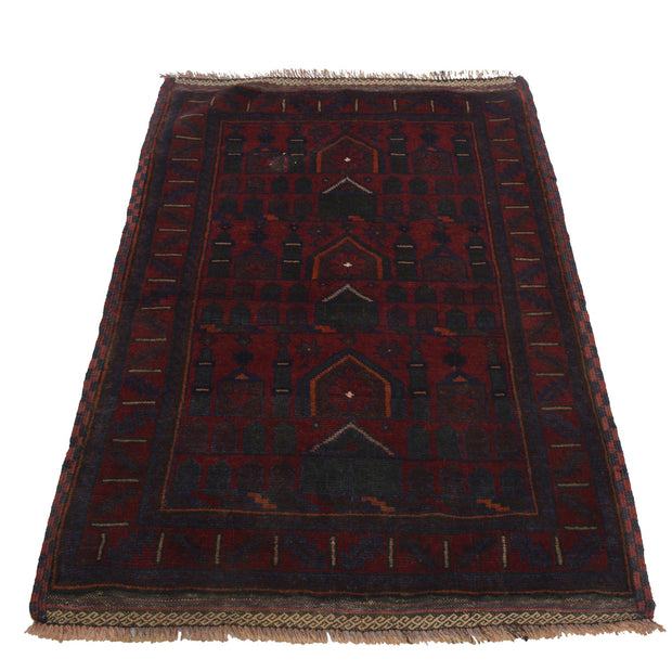 Islamic Prayer Carpet 3' 1" x 4' 9" - No. AL82625