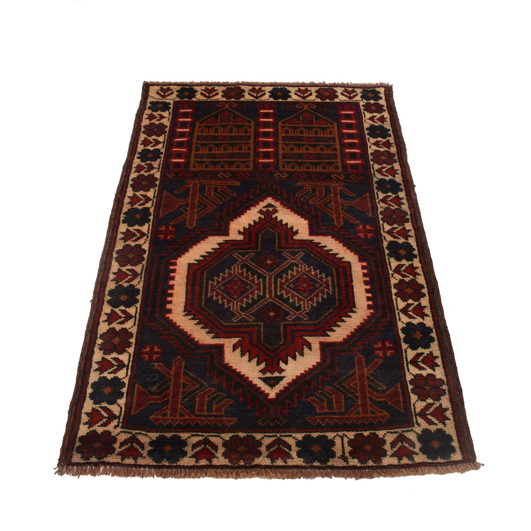 Islamic Prayer Carpet 2' 9" x 4' 8" - No. AL84879