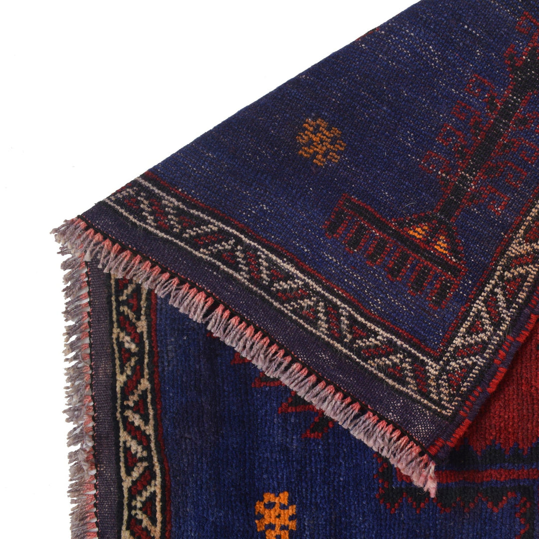 Traditional Baloch Rug 2' 12" x 4' 4" - No. AL58509