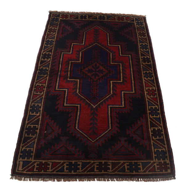 Traditional Baloch Rug 2' 10" x 4' 9" - No. AL76108