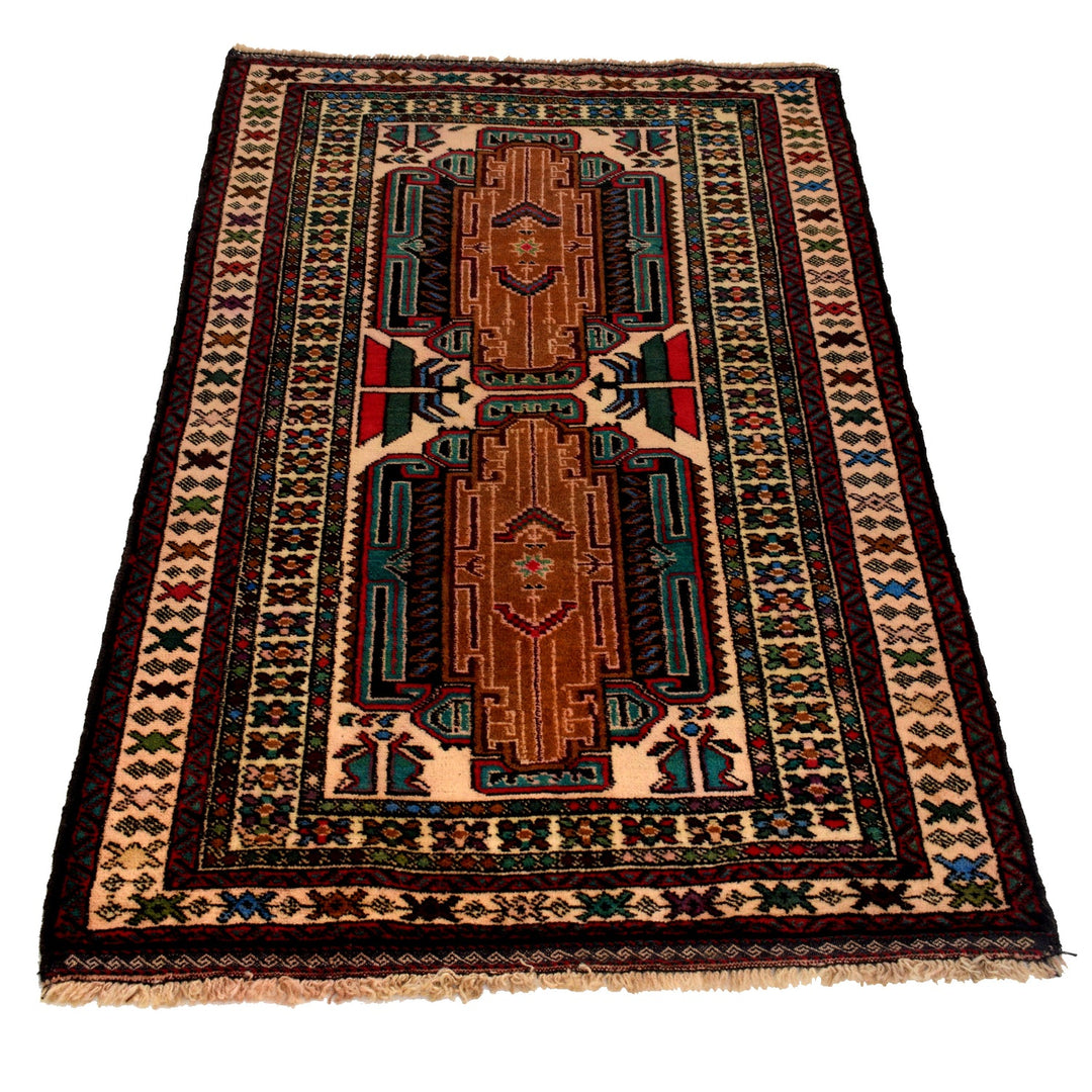 Traditional Baloch Rug 2' 10" x 4' 7" - No. AL38037