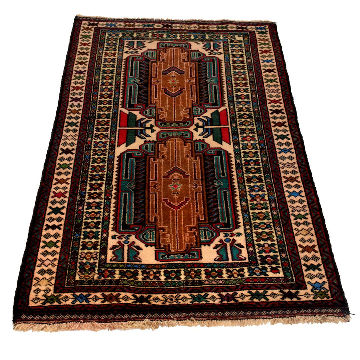 Traditional Baloch Rug 2' 10" x 4' 7" - No. AL38037
