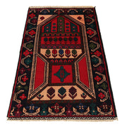 Handmade Prayer Rug 2' 9" x 4' 9" - No. AL35203
