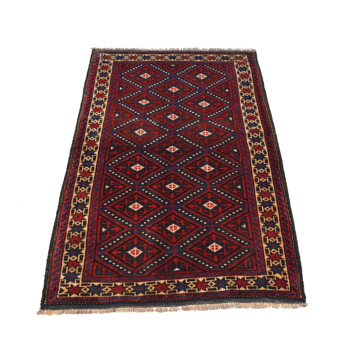 Traditional Baloch Rug 3' 0" x 4' 8" - No. AL99306