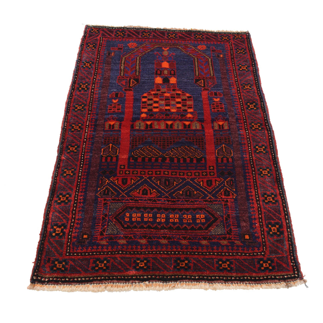 Islamic Prayer Carpet 2' 11" x 4' 8" - No. AL67569