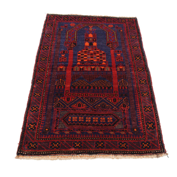 Islamic Prayer Carpet 2' 11" x 4' 8" - No. AL67569