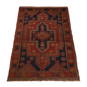 Traditional Baloch Rug 3' 1" x 4' 8" - No. AL83144