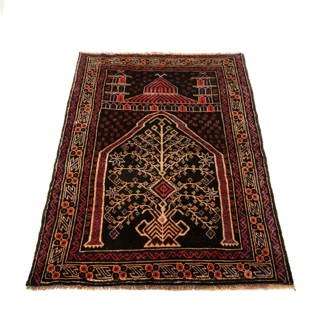 Handmade Prayer Rug 3' 0" x 4' 4" - No. AL12965