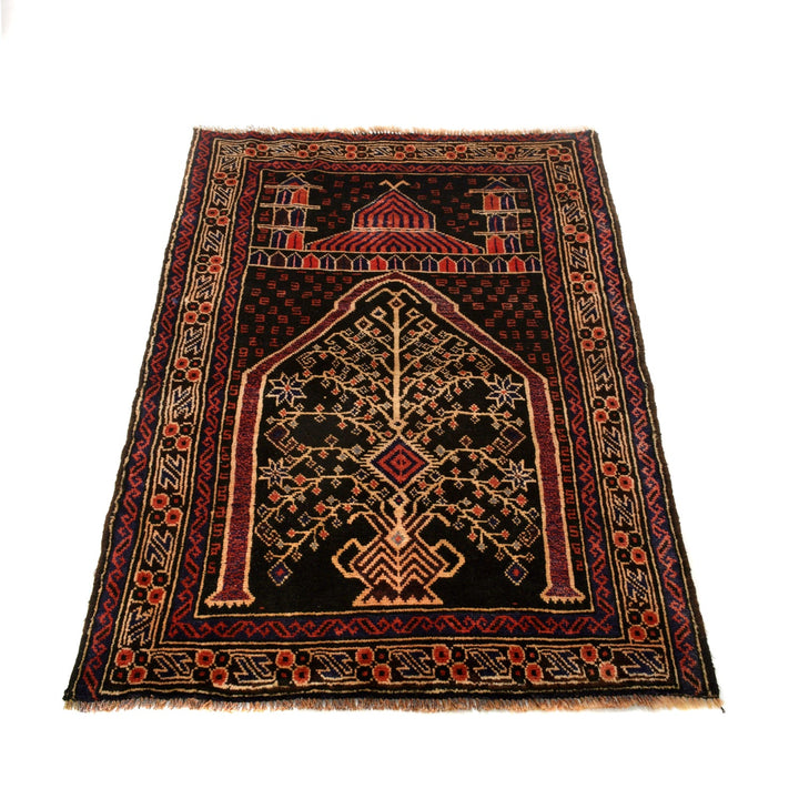 Handmade Prayer Rug 3' 0" x 4' 4" - No. AL12965
