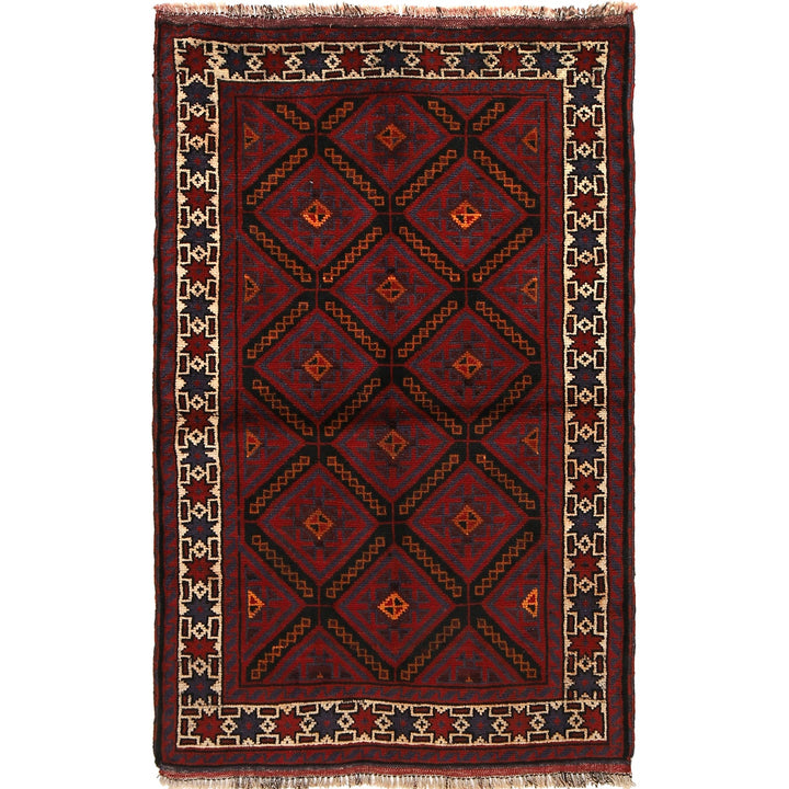 Traditional Baloch Rug 3' 1" x 4' 10" - No. AL38973