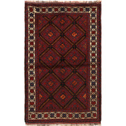 Traditional Baloch Rug 3' 1" x 4' 10" - No. AL38973