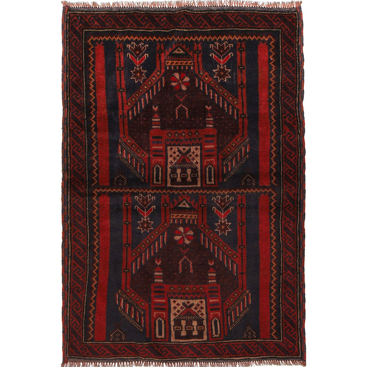 Fine Quality Prayer Rug 3' 1" x 4' 5" - No. AL90782