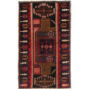 Traditional Baloch Rug 2' 10" x 4' 8" - No. AL65789
