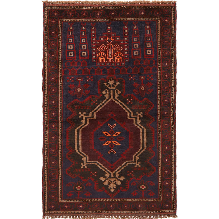 Fine Quality Prayer Rug 2' 11" x 4' 8" - No. AL12202