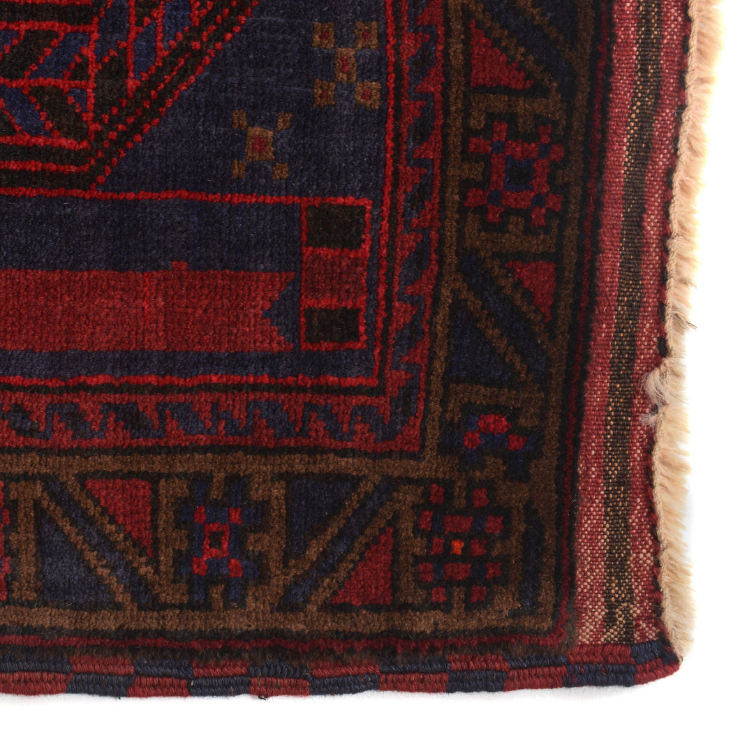 Afghan Prayer Rug 3' 1" x 4' 9" Hand-Knotted | No. AL47074
