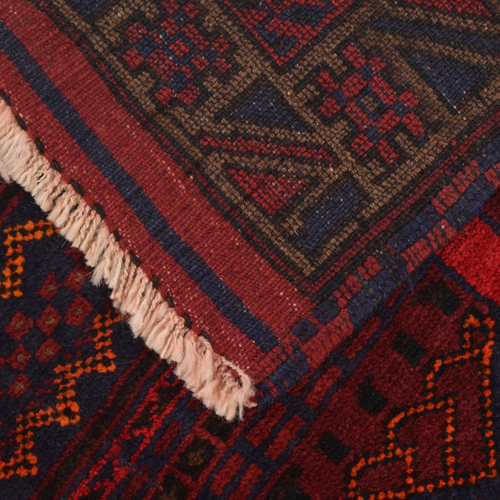 Afghan Prayer Rug 3' 1" x 4' 9" Hand-Knotted | No. AL47074