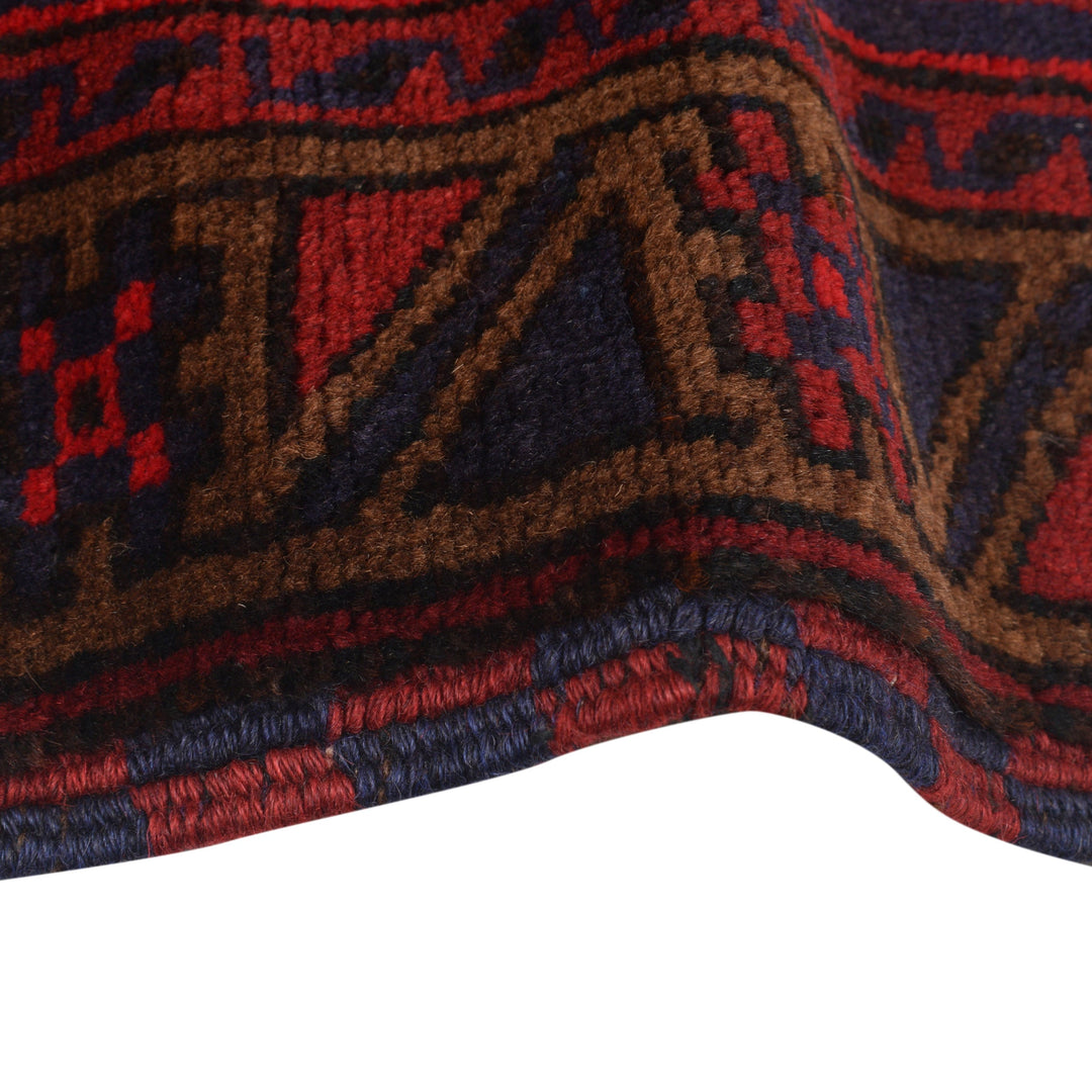 Afghan Prayer Rug 3' 1" x 4' 9" Hand-Knotted | No. AL47074