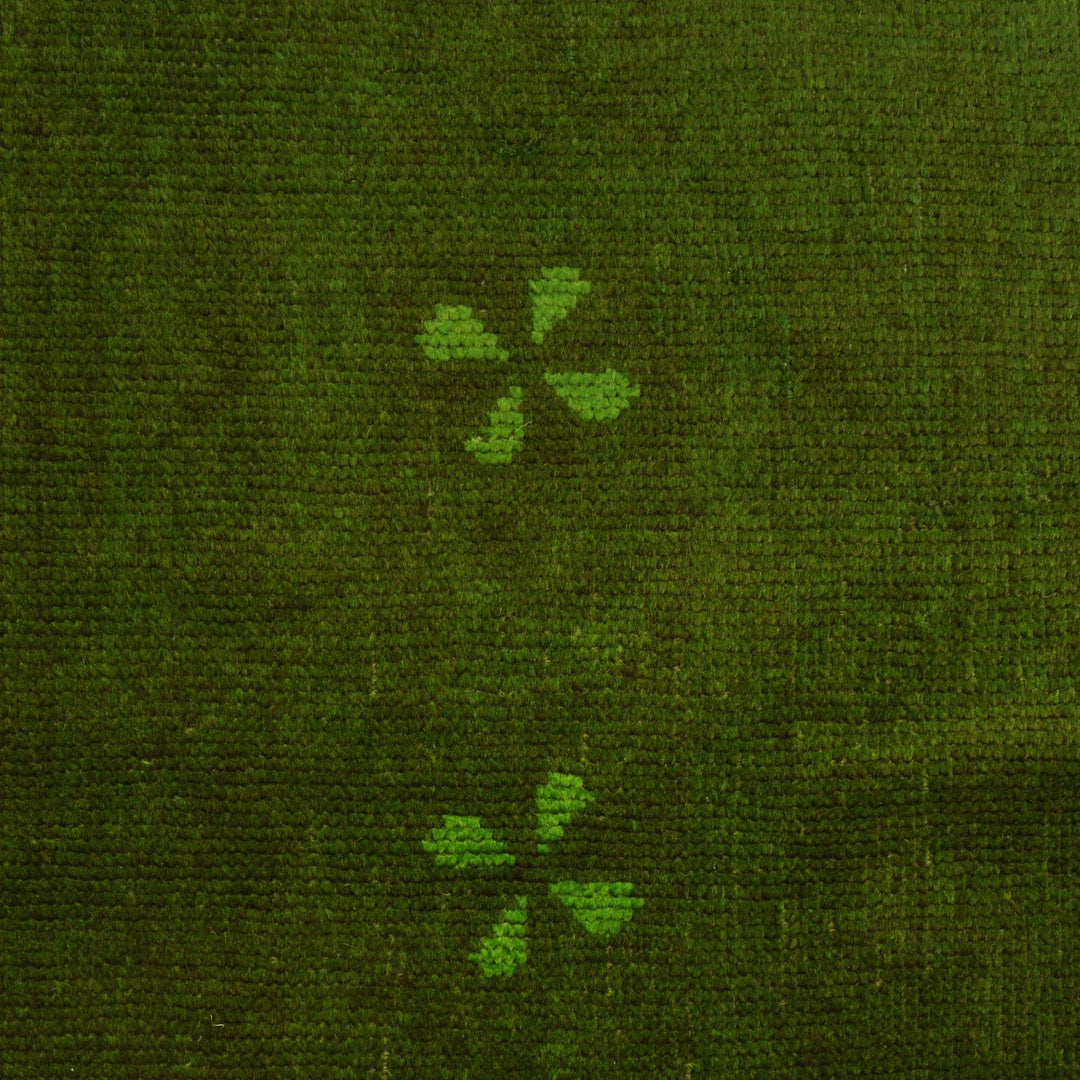 Green Overdyed Area Rug 2' 7" x 4' 4" - No. AL24412