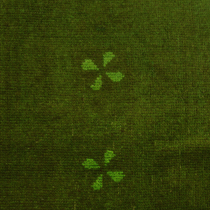 Green Overdyed Area Rug 2' 7" x 4' 4" - No. AL24412