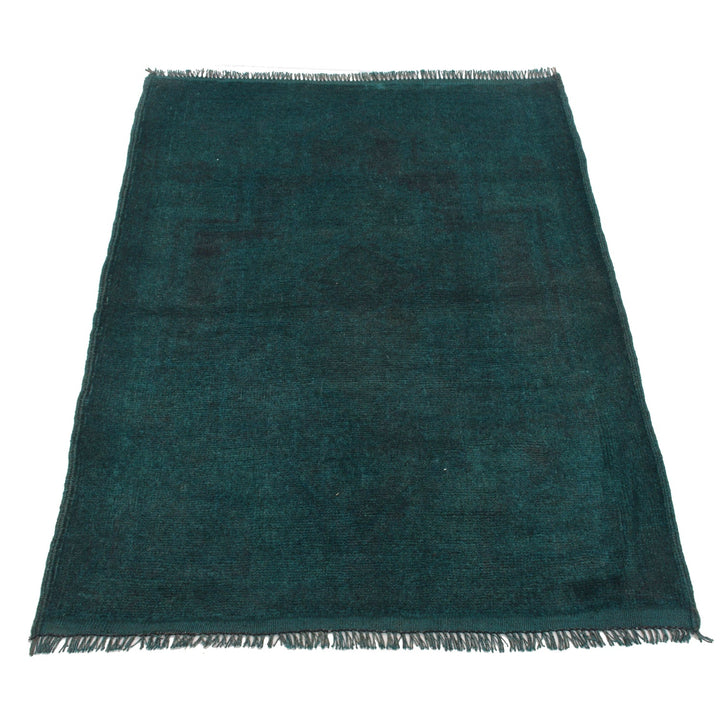 Hand Knotted Overdyed Rug 3' 1" x 4' 3" - No. AL86453