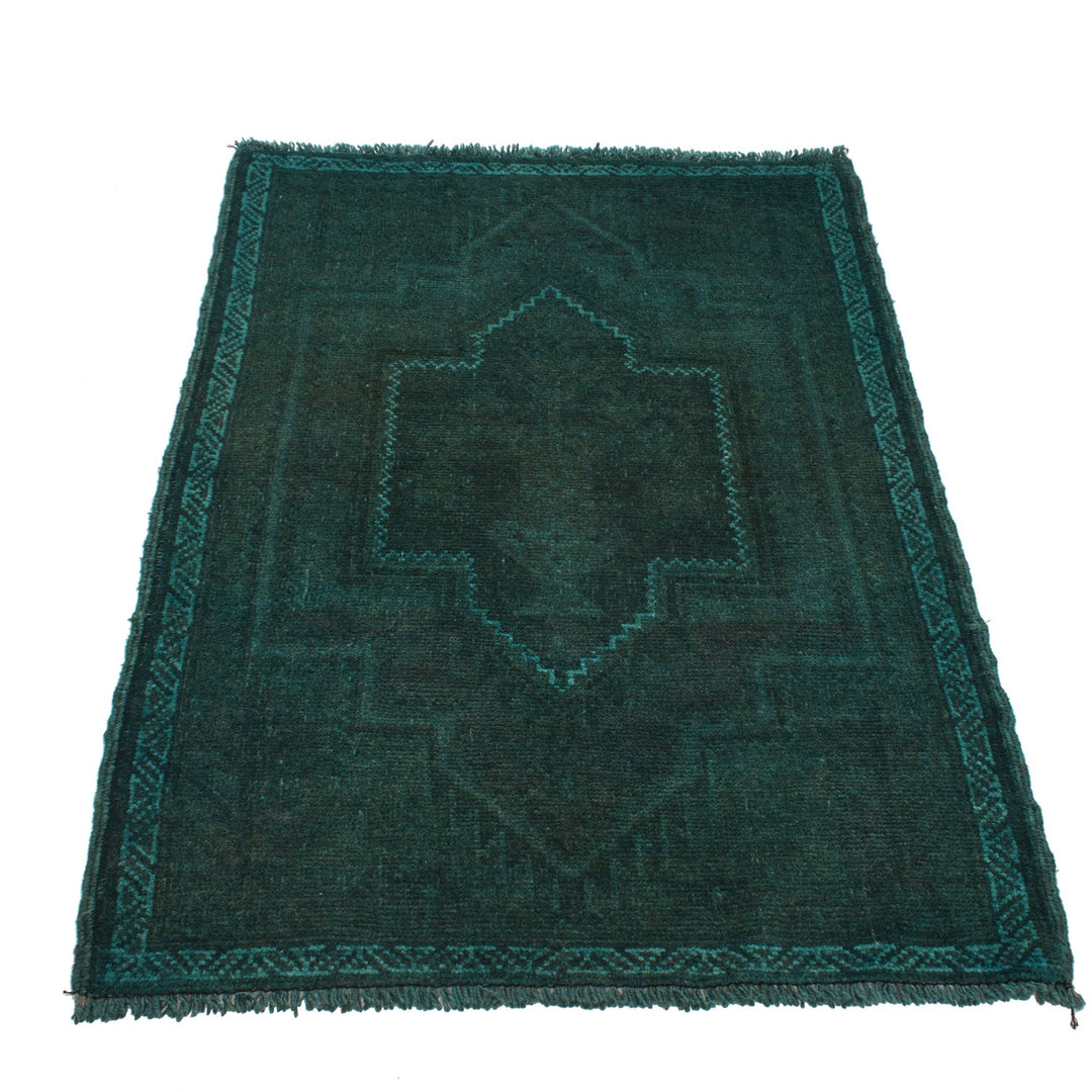 Hand Knotted Overdyed Rug 2' 9" x 4' 2" - No. AL17468