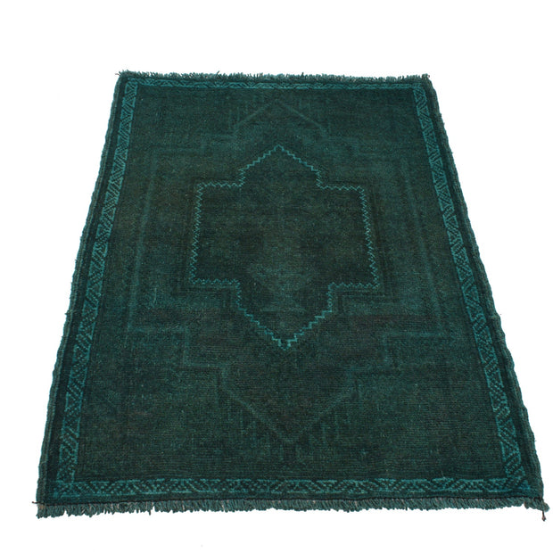 Hand Knotted Overdyed Rug 2' 9" x 4' 2" - No. AL17468