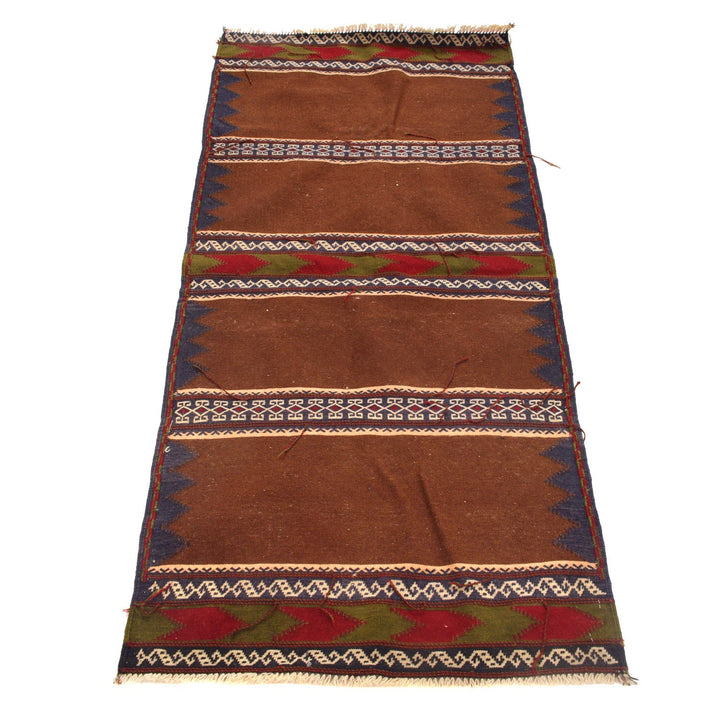 Handmade Table Sheet Kilim Runner 2' 5" x 5' 3" - No. AL64413