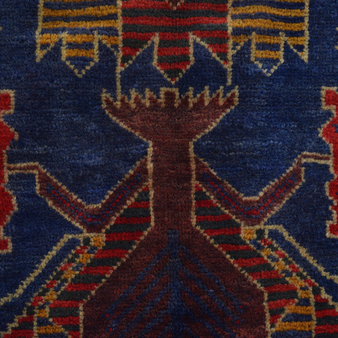 Blue Baluchi Rug 2' 10" x 4' 1" - No. AL66180