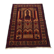 Handmade Prayer Rug 2' 6" x 4' 2" - No. AL71321