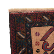 Hand Knotted Baluchi Rug 2' 11" x 4' 4" - No. AL33879