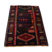 Traditional Baloch Rug 3' 1" x 4' 4" - No. AL62896