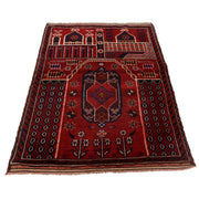 Muslim Prayer Rug 3' 5" x 4' 10" - No. AL41163