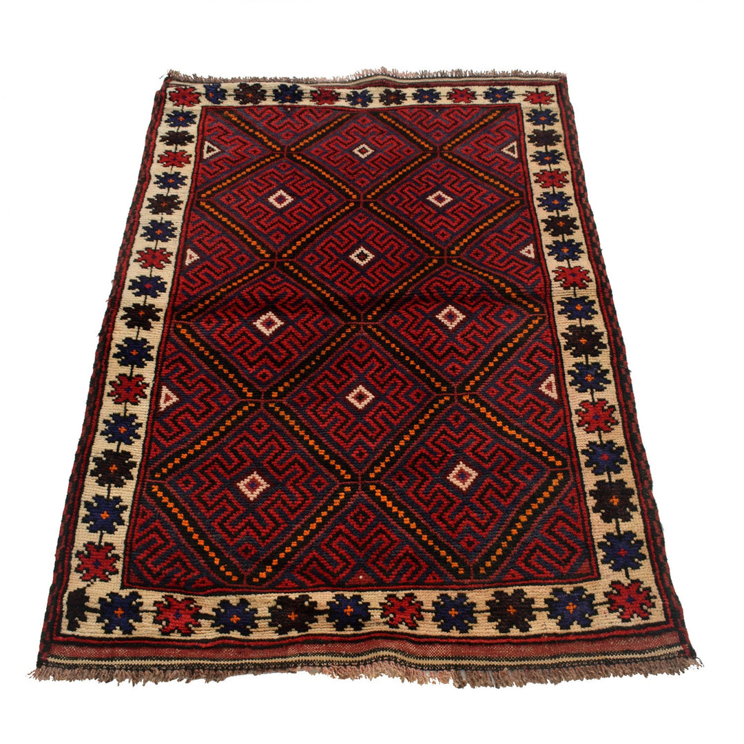 Traditional Baloch Rug 3' 2" x 4' 7" - No. AL58756