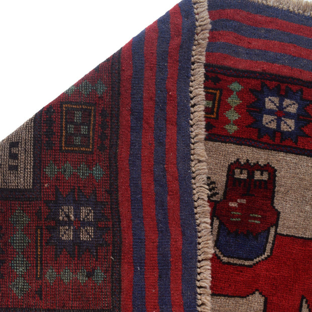 Hand Made Animal Pictorial Area Carpet 4' 3" x 5' 7" - No. AL40492