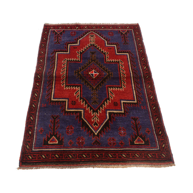 Traditional Baloch Rug 3' 1" x 4' 6" - No. AL50504